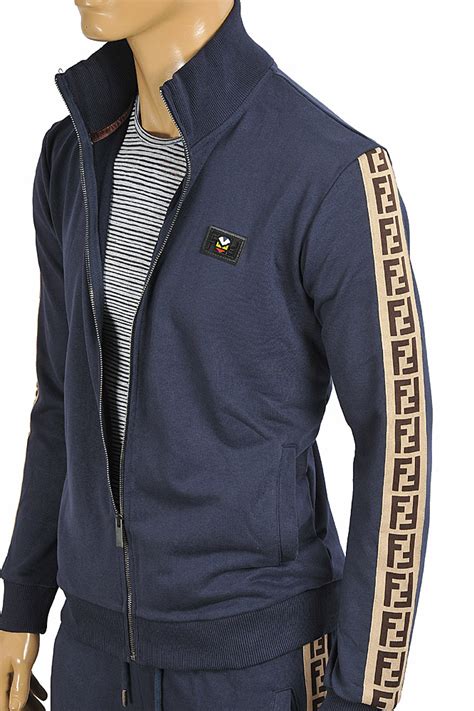 fendi fake tracksuit|Fendi tracksuit navy.